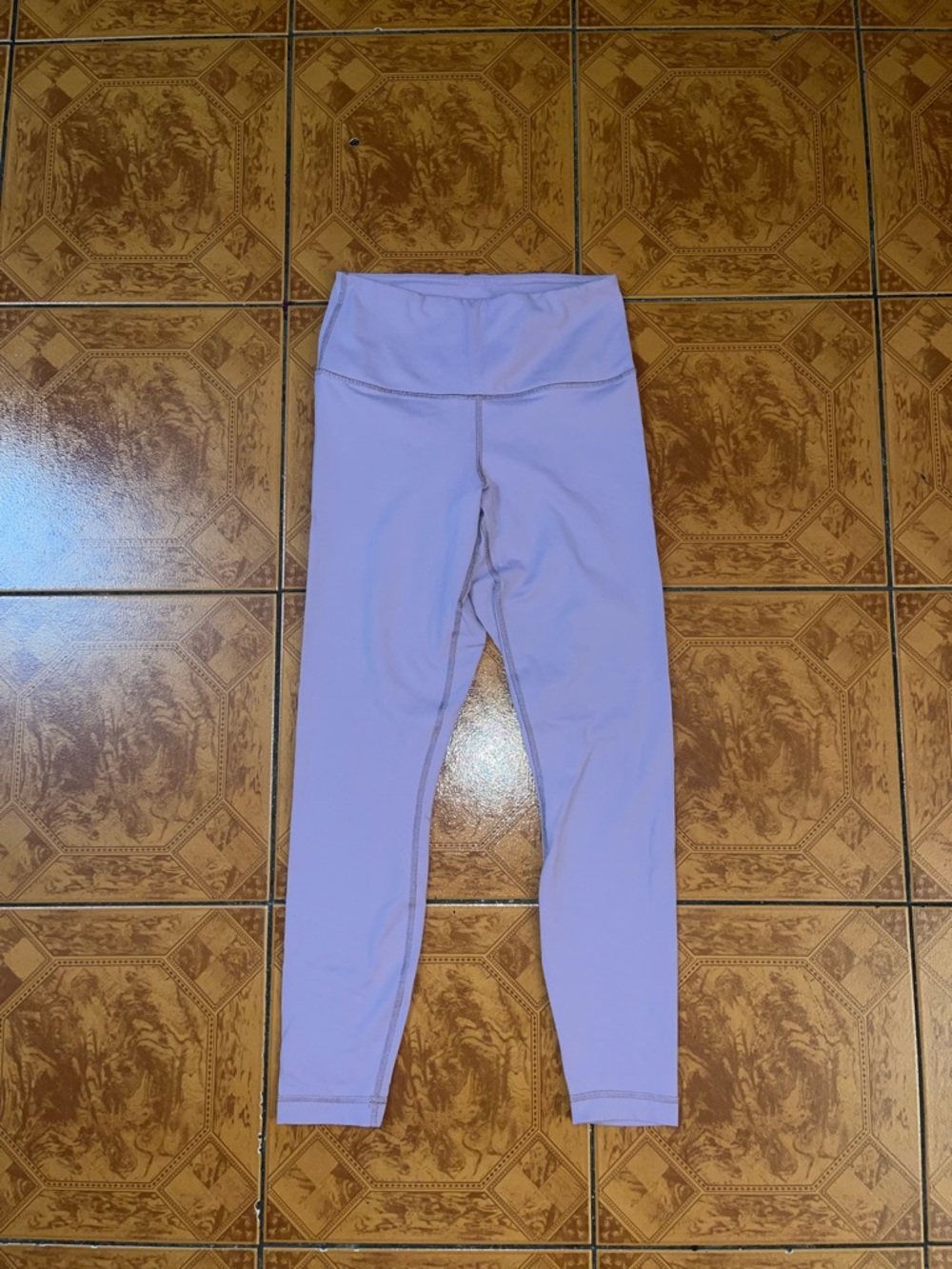 90 Degree By Reflex Lavender High-Waist Leggings